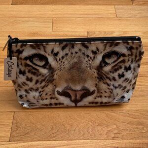 NEW Cats eye London Makeup / Wash Bag - Leopard
